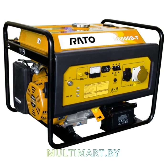 Бензиновый генератор Rato R6000D-T